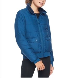 Athleta Girl Warm Wishes Peacock Blue size XL